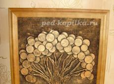 Оригинальный подарок своими руками: денежный топиарий Как сделать панно из монет денежное дерево